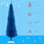Arbre de Noël au crayon avec embouts réalistes et support en plastique