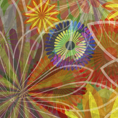 Fluoresce I by James Burghardt - Wrapped Canvas Painting