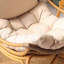 Chaise berçante moderne en rotin