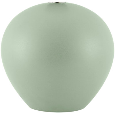 Ceramic Table Lamp with Linen Drum Shade