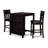 Ziemer 2 - Person Solid Wood Top Four Leg Dining Set-1518477536