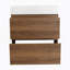 Meuble-lavabo 30 po avec lavabo simple, meuble-lavabo encastré moderne avec double tiroir, meuble-lavabo autoportant, bois d'ingénierie, brun-397549925-397549923