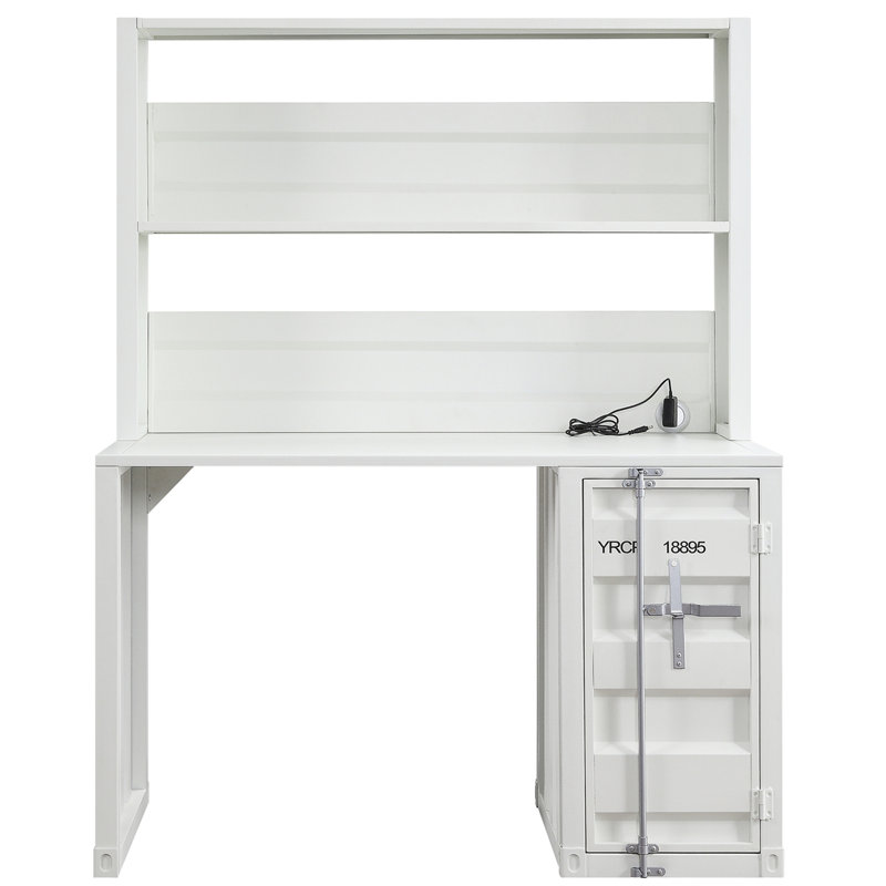 Bureau d'écriture à 1 porte avec rehausse