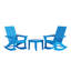 Chaise berçante d'extérieur en plastique Joubert-83397869