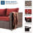 Keolani Wicker 8 - Person Modular Patio Conversation Set with Cushions-1618167805