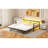 Metal Daybed With LED And Adjustable Trundle, Pop Up Trundle-2077733911