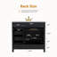 Meuble-lavabo noir 36 po avec plateau Duretee