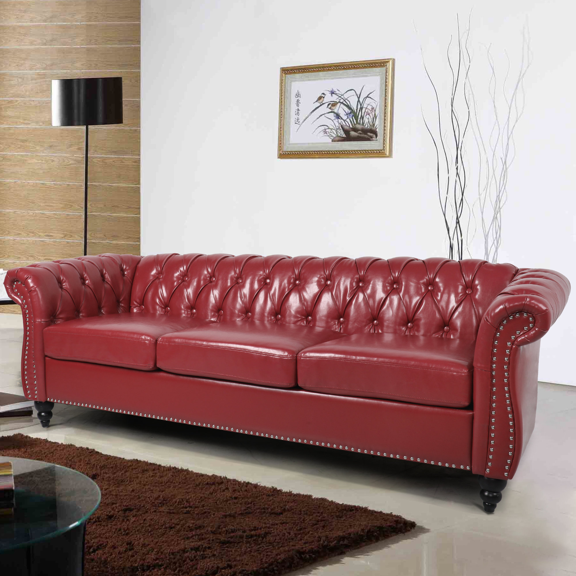 Red Chesterfield Sofa Designs