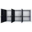 Armoire de rangement en métal H 23,6 po x l 47,2 po x P 7,5 po Calanque