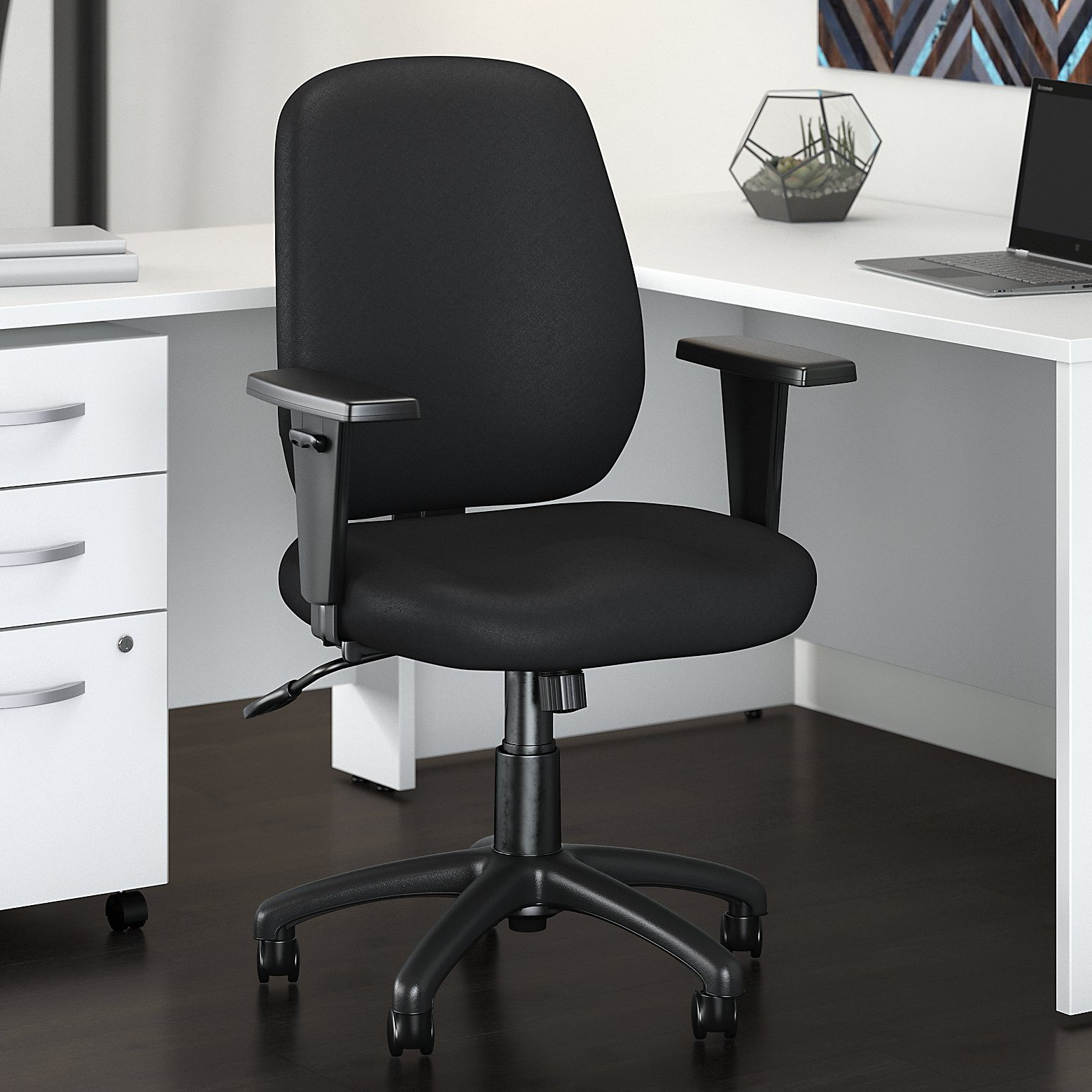 Bush corporate black mid back multifunction mesh office online chair