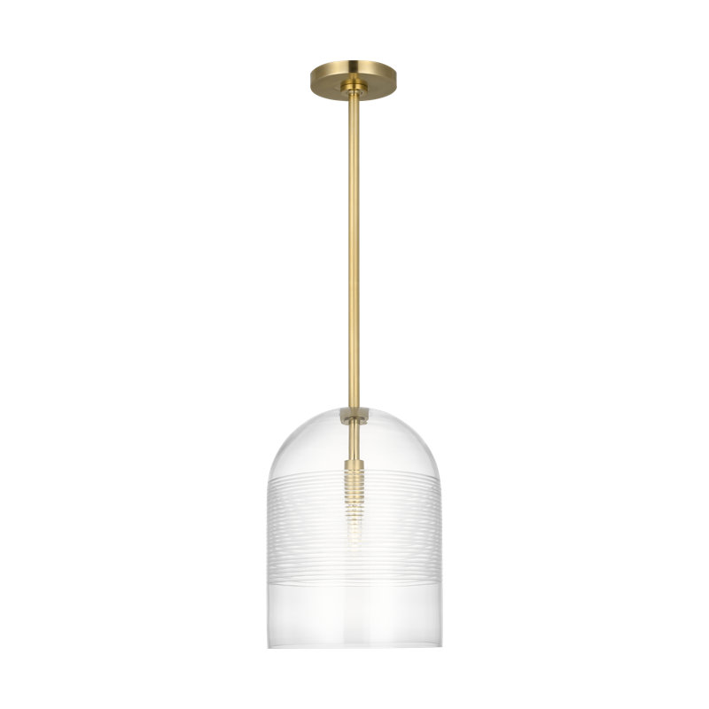 Leano 1 - Light Pendant, Hand-Rubbed Antique Brass, 79.3" H x 13" W x 9.5" D