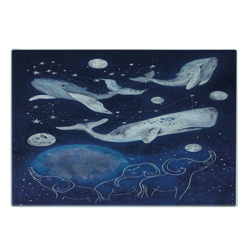 Planche à découper en verre trempé Ambesonne