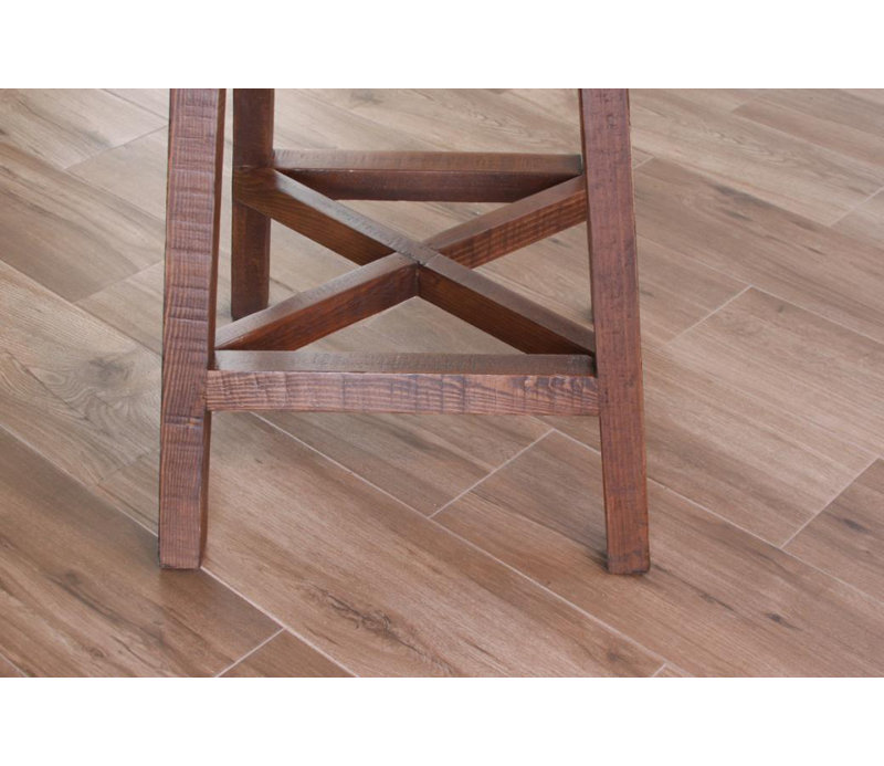 Tabouret de comptoir 24 po Foskey, Brun, Brun, Tabouret de comptoir (siège d’une hauteur de 24