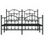 Structure de lit en métal avec tête de lit et lattes Braidyn, sans matelas, assemblage facile-1683448315-1683448319