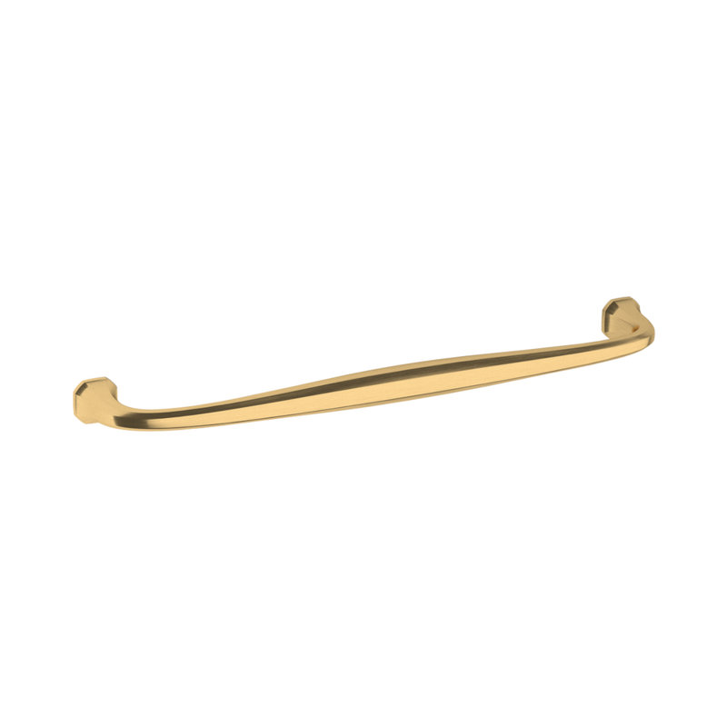 12" Lifetime Satin Brass Cabinet Pull with Mounting Hardware
