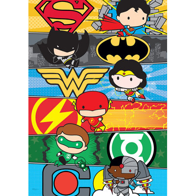 « justice league-chibi », impression DC Comics