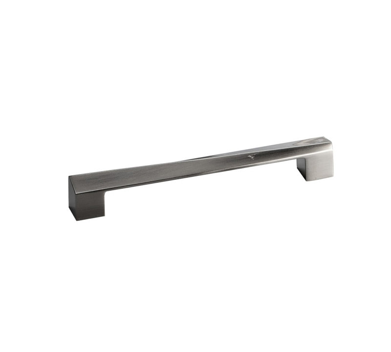 Poignée barre 6 5/16" au centre, Nickel brossé