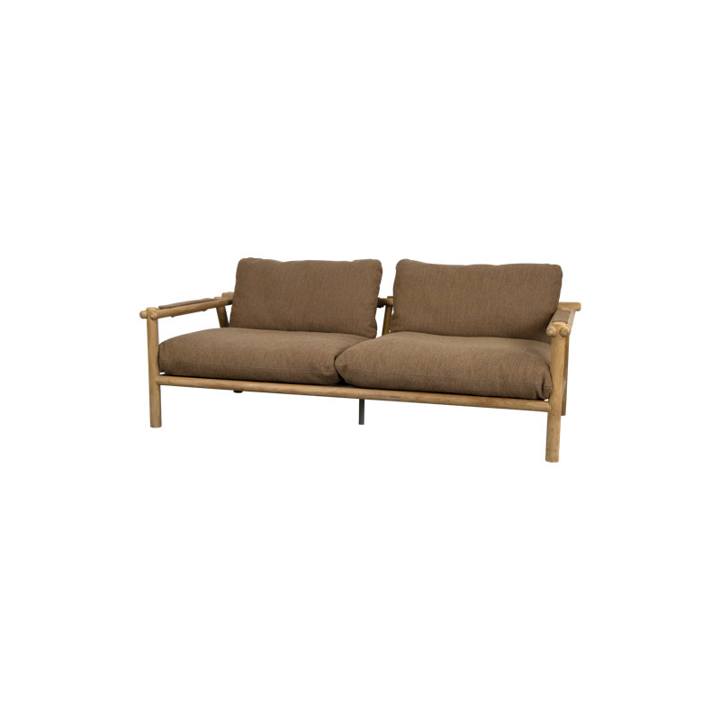 Sticks 2-Seater Sofa Cushion Set, Umber Brown