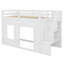 Lit mezzanine avec escalier de rangement et éclairage DEL optimisant l'espace au sol grâce à une fabrication robuste-1255670166-1255670167