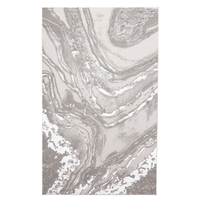 Dove Grey Rug 8'0" x 10'0", Rectangle 8' x 10'