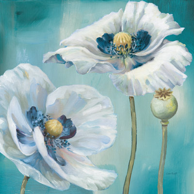 «Teal Dance II» par Lisa Audit - impression sur toile tendue