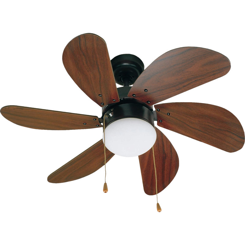 Ilyes 81cm Ceiling Fan, Brown