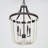 Hallsboro 4 - Light Iron Dimmable Lantern Empire and Drum Chandelier