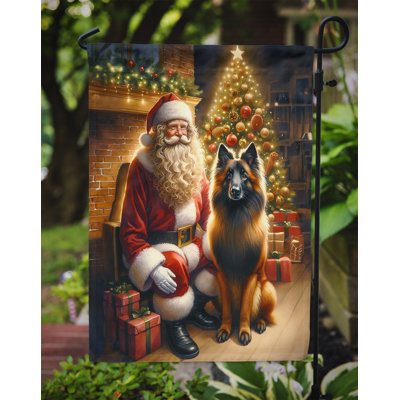 Double Sided 15.5 in. H x 11.25 in. W Polyester Animal Garden flag