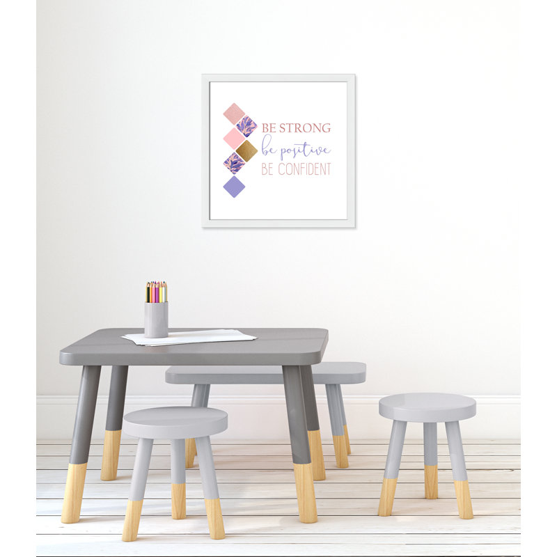 Être solide 1, H 22,5 po x l 22,5 po x P 0,63 po, Cadre blanc