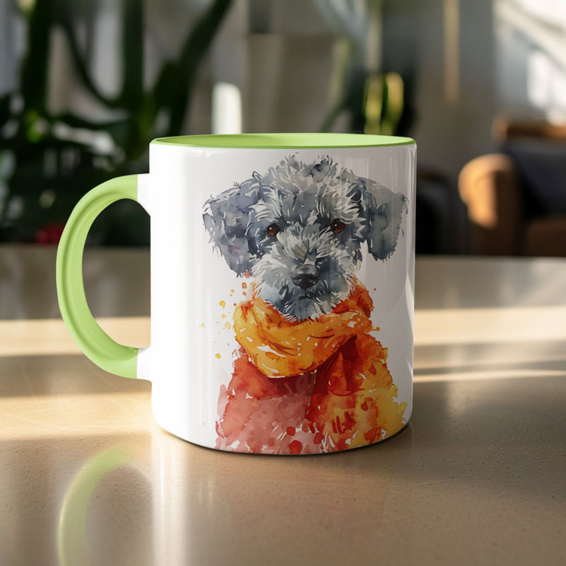 Mug, 4, Light Green