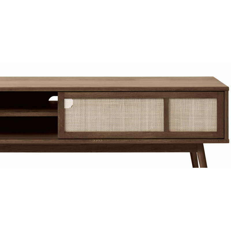 Console média Jaylee, Chêne fumé