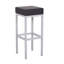 Cordish Upholstered and Faux Leather Bar Stool with Steel Frame-11882392