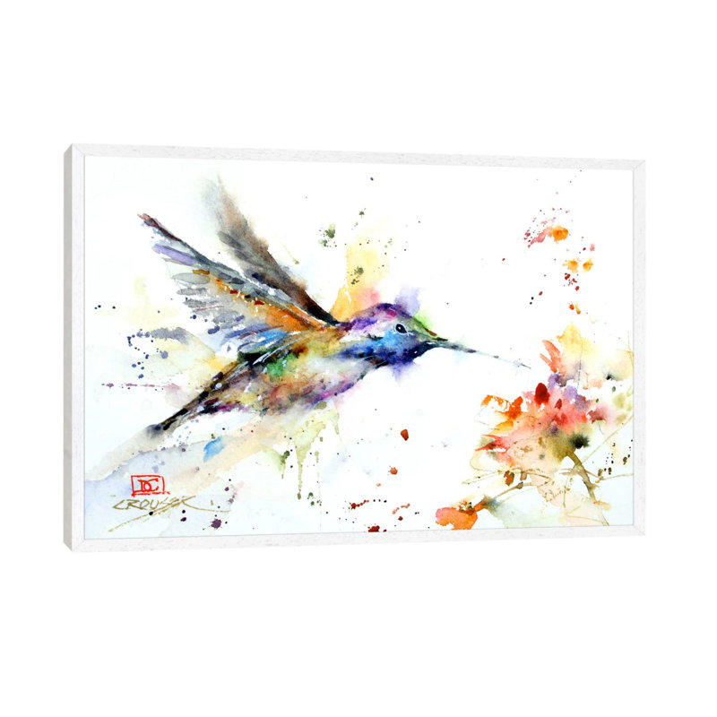 Journey 1 Piece Painting on Canvas, 66.04 cm H x 45.72 cm W, White Framed