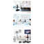 Height Adjustable Tv Desk With Tempered Glass Shelves, 32 - 65 Inch Tvs Compatible, Metal Frame, Lockable Wheels, Practical Setup Stand Panels And Base, Fits Tvs, Angle, Attractive Design