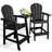 HDPE Tall Adirondack Chair Set with Table-95914943