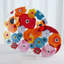 Assiette florale fusionnée - vive-98845301
