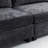 3-Seater Chenille Deep Sofa-1412006410
