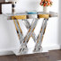 Tench 35.43" Console Table and Mirror Set