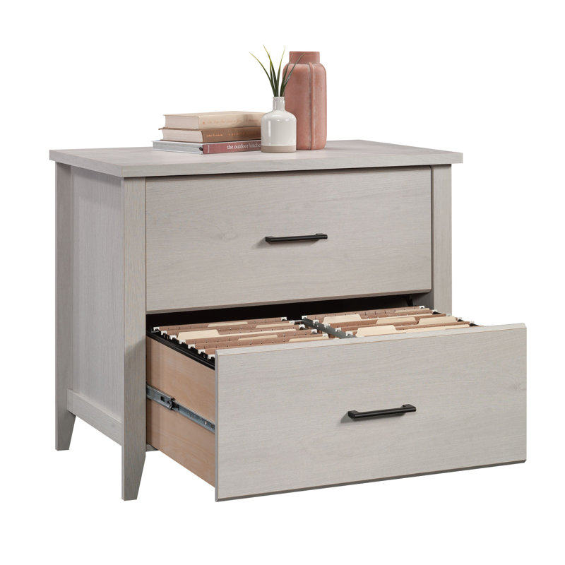 Ferebee 33.86'' Wide 2 -Drawer File Cabinet, Glacier Oak
