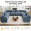 Canapé modulaire en chenille-933059005-933059007