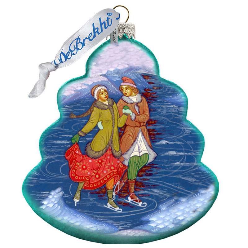 Ornement en verre Holiday Splendor Palekh