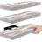 Sorbus 16" Long Floating Shelves with Invisible Mounting - Set of 3, White-163199771