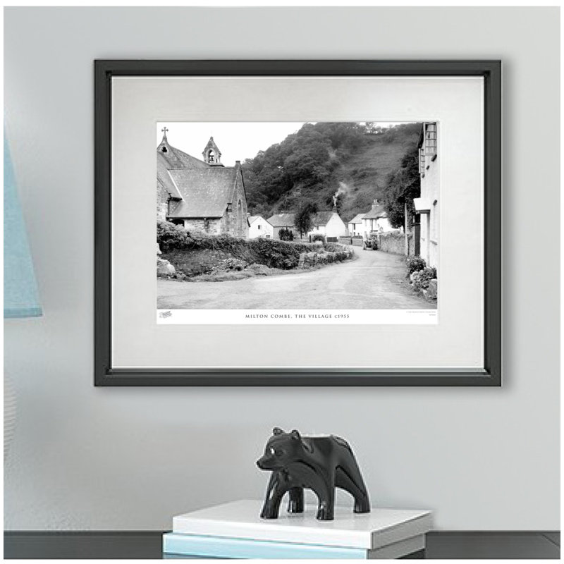 Milton Combe, The Village C1955 by Francis Frith - Single Picture Frame Print, 45cm H x 60cm W x 2.3cm D