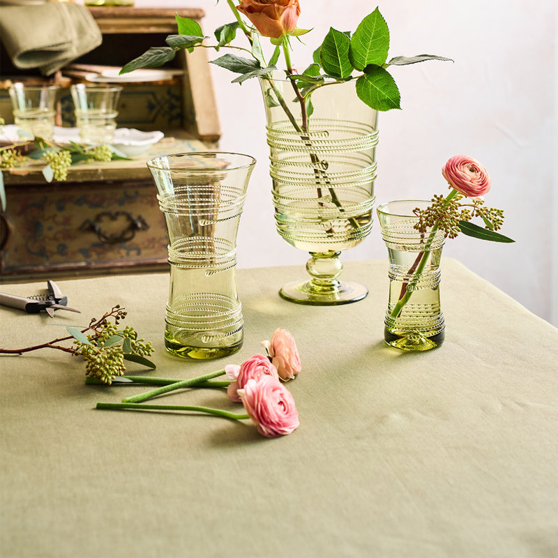 Berry Scallop 60" x 120" Tablecloth, Sage