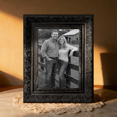 5" x 7" Black 3 PCS Wall Mounted Picture Frame for Family Photo Display