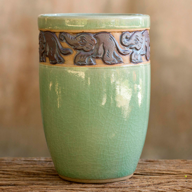 Tasse à thé sans poignée Apopka Elephant