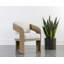 Fauteuil de salle à manger Bryice - crème Louis-420849466