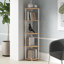 Clapen 5 Tier Corner Shelving Bookcase Set-22494033