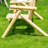 Outdoor Wooden Chair With Table For 2 Seats, Patio Fire Pit Chair, Natural Finish Deck, Porch, Backyard Rustic 2 Table, Backyard, Appeal
