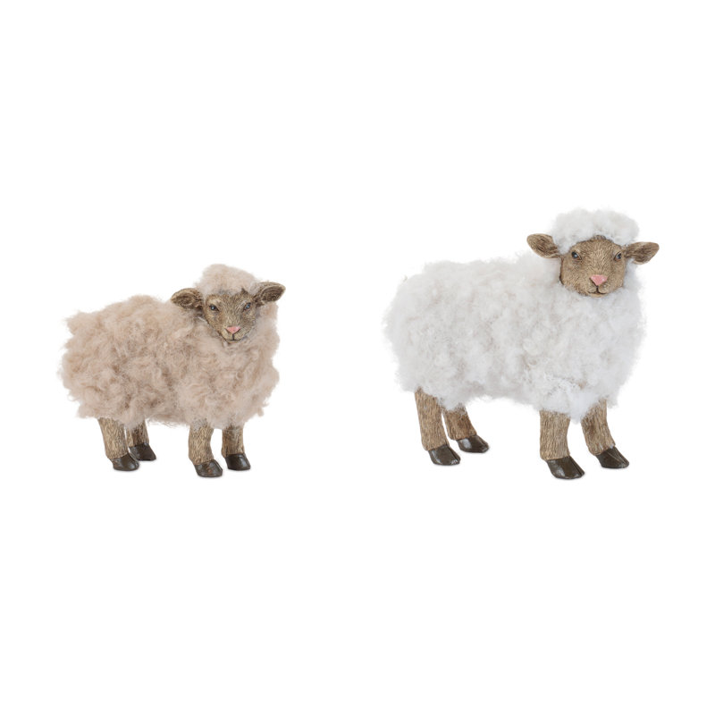 Furry Sheep Figurine